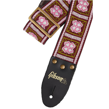 gibson guitar straps gibson asvs-prm the primrose guitar strap