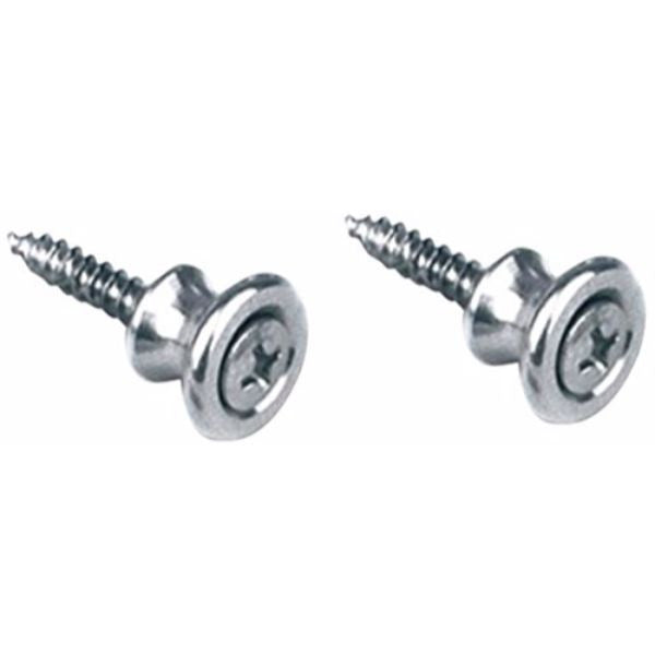 gibson guitar straps gibson gear prep-020 strap buttons 2 per pack, aluminum