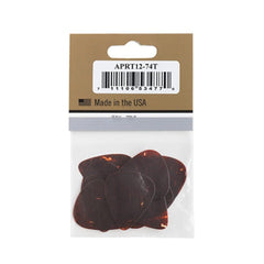 Gibson Picks Gibson APRT12-74 Tortoise Guitar Picks- Pack of 12