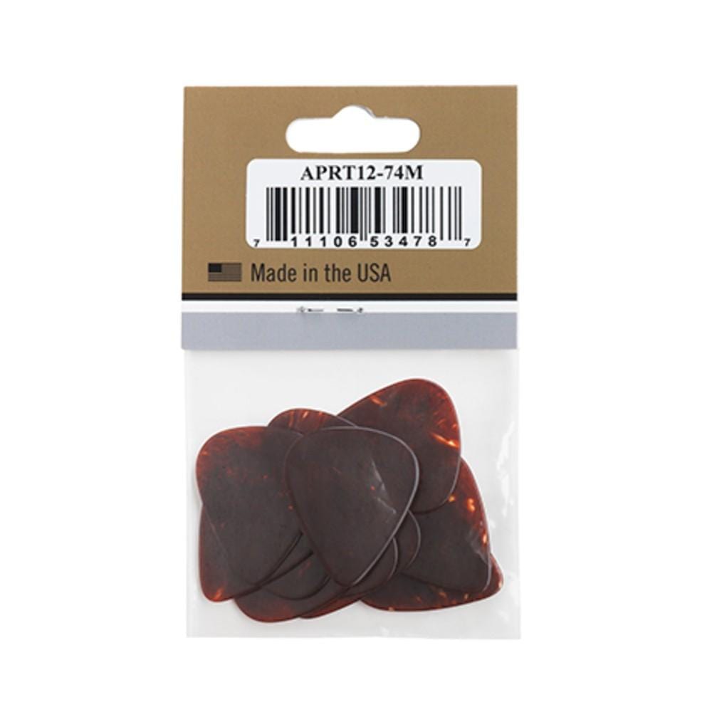 gibson picks gibson aprt12-74 tortoise guitar picks- pack of 12    #size_medium