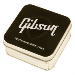 Gibson Picks Gibson Standard Tin Pack of 50 Guitar Pick - Thin