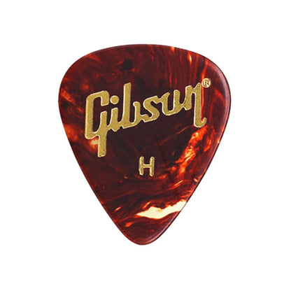 gibson picks heavy gibson aprt12-74 tortoise guitar picks- pack of 12    