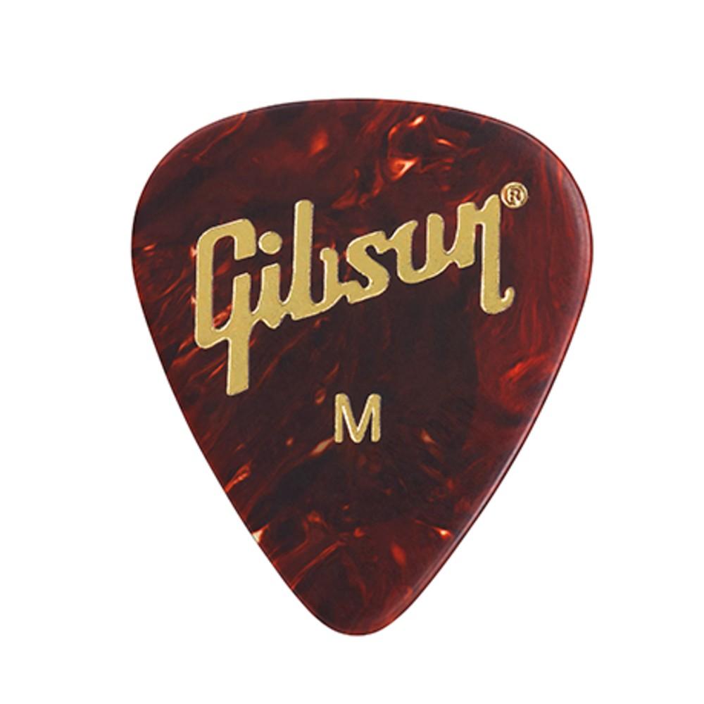 gibson picks medium gibson aprt12-74 tortoise guitar picks- pack of 12    #size_medium