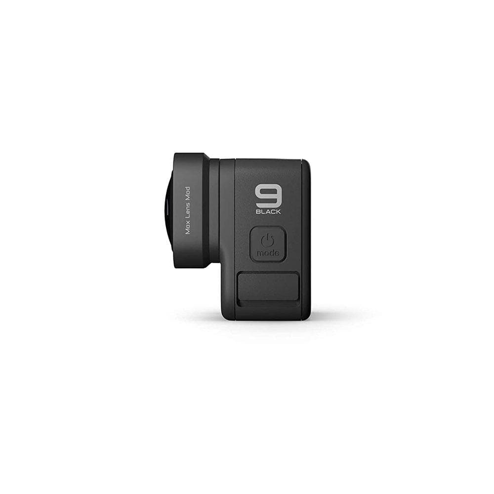 gopro action camera accessories black gopro hero9 max lens mod - black   