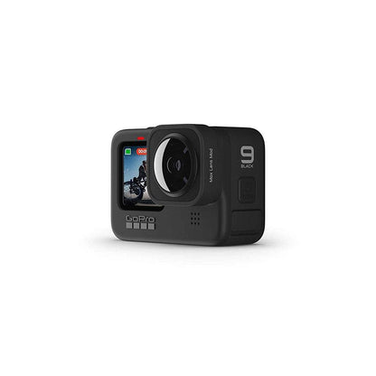 gopro action camera accessories black gopro hero9 max lens mod - black   