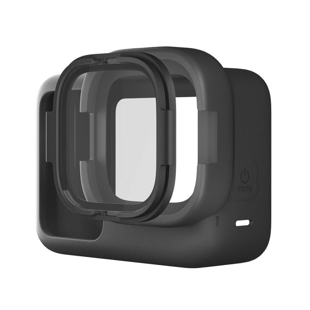 gopro action camera accessories gopro ajfrc 001 rollcage protective sleeve + replaceable lens for hero8 black