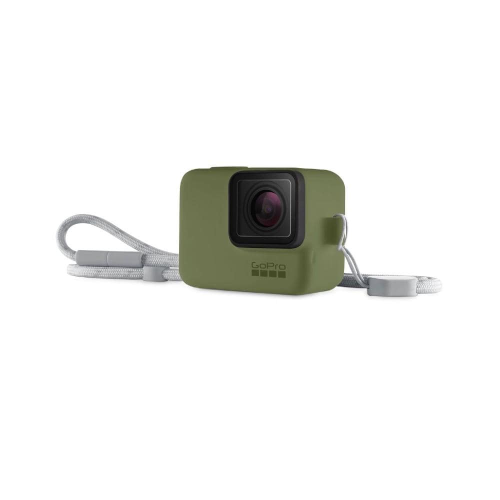 gopro action camera accessories green gopro sleeve plus lanyard for hero7    #color_green
