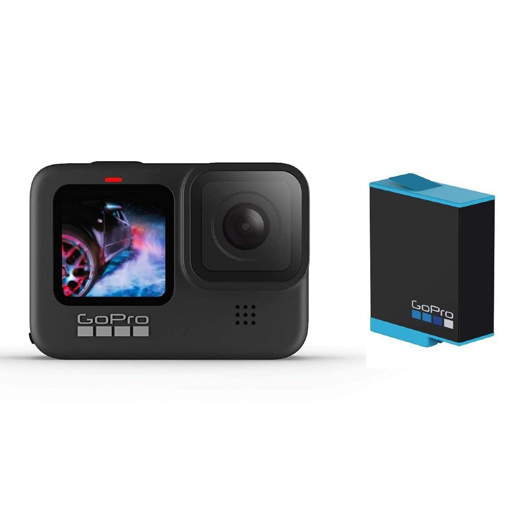 Gopro Action Cameras Black GoPro Hero 9 Black 5k Video 20MP Streaming Action Camera With Battery