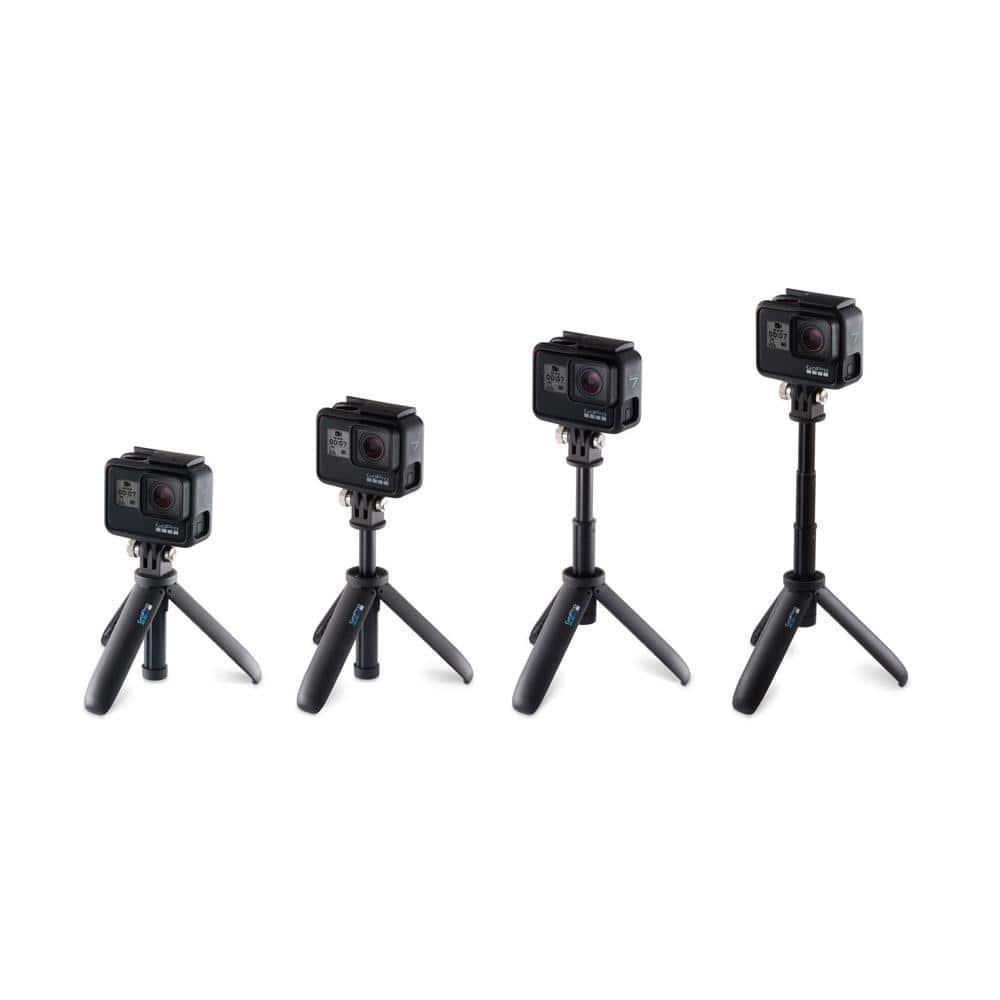 gopro action cameras gopro hero7 black holiday bundle with shorty ,sd card & rechargeable battery - 2 years warranty