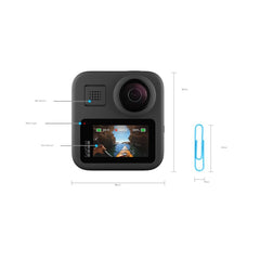 Gopro Action Cameras GoPro Max 360 Dual Lens Action Camera - Black - 2 Year Warranty
