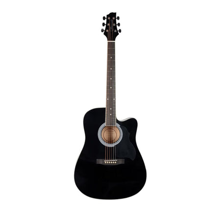 Granada Acoustic Guitars Black Gloss Granada GL113D-C 6 String Cutaway Acoustic Guitar