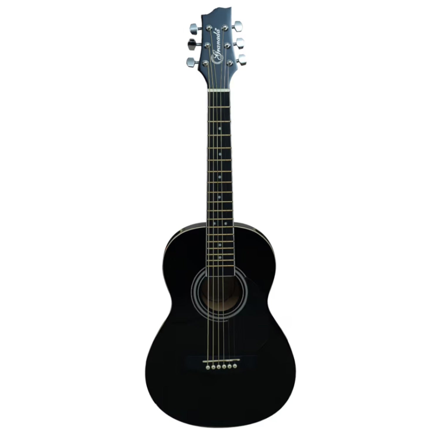 Granada Acoustic Guitars Black Granada GL110-F Junior 6 String Acoustic Guitar 
