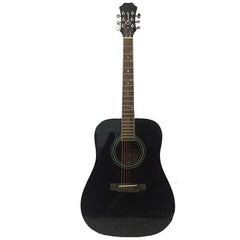 Granada Acoustic Guitars Black Granada PRLD -68 PRO Acoustic Guitar