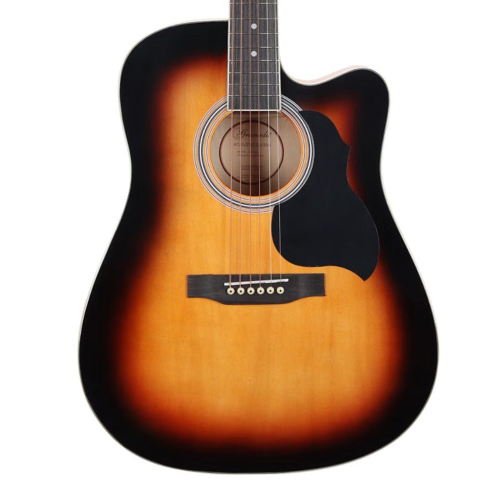 Granada Acoustic Guitars Granada GL113D-C 6 String Cutaway Acoustic Guitar