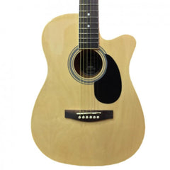Granada Acoustic Guitars Natural Granada PRS-1-FC 6 Strings Medium Cutaway Acoustic Guitar