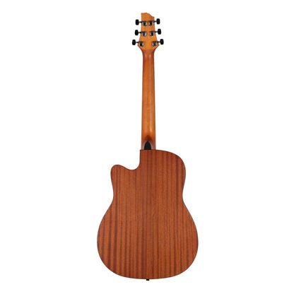 granada acoustic guitars natural matt granada gl130-c 6 string cutaway acoustic guitar   