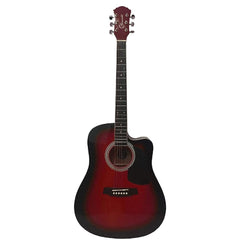 Granada Acoustic Guitars Red Burst Granada PRLD-14C Acoustic Guitar