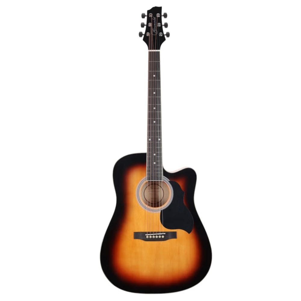 Granada Acoustic Guitars Vintage Sunburst Gloss Granada GL113D-C 6 String Cutaway Acoustic Guitar