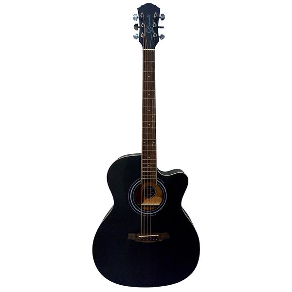 granada electro acoustic guitars black granada prg-118ceq electro acoustic guitar      