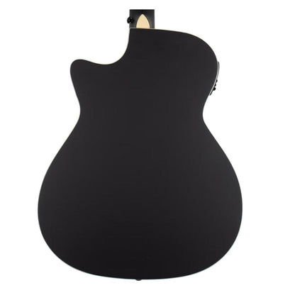 granada electro acoustic guitars black matte granada gl240c-ceq 6 string electro acoustic guitar   