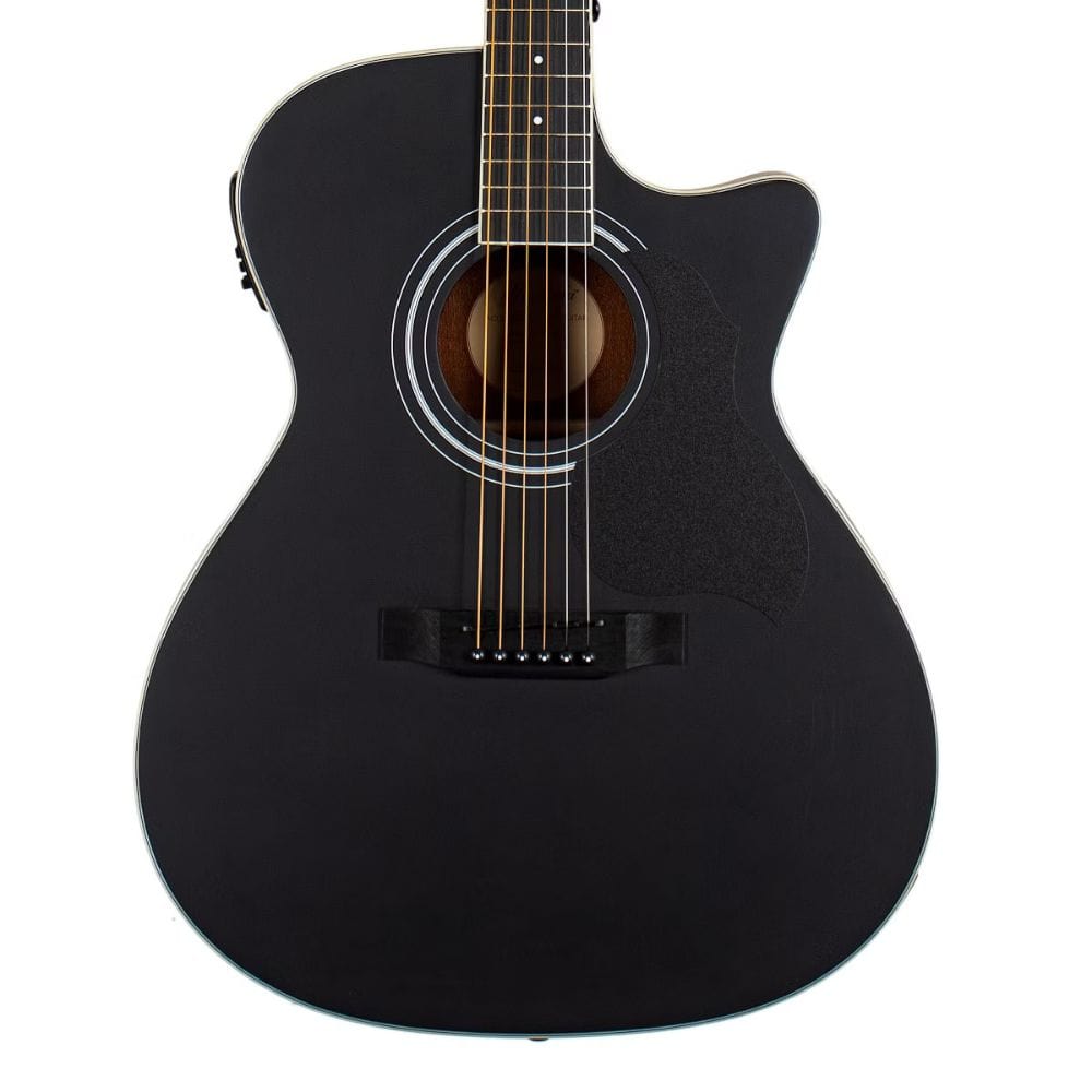 granada electro acoustic guitars black matte granada gl240c-ceq 6 string electro acoustic guitar   