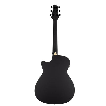 granada electro acoustic guitars black matte granada gl240c-ceq 6 string electro acoustic guitar   