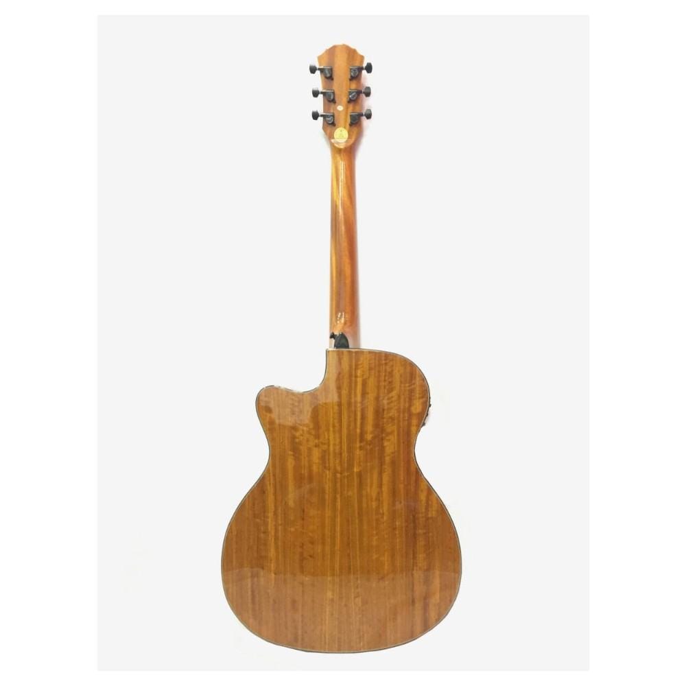 granada electro acoustic guitars granada ga-100ceq electro acoustic guitar - natural