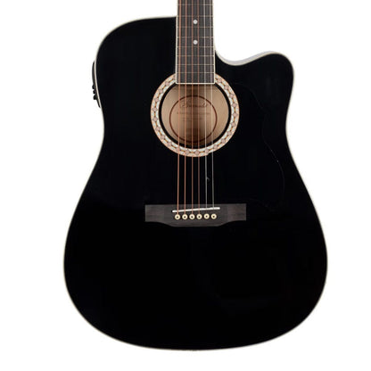 granada electro acoustic guitars granada gl141d-ceq 6 string electro acoustic guitar    