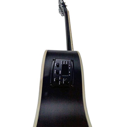 granada electro acoustic guitars granada prg-118ceq electro acoustic guitar      