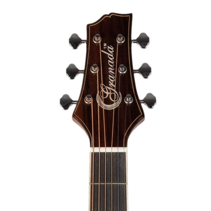 granada electro acoustic guitars natural gloss granada gs345d-ceq 6 string electro acoustic guitar with fishman pickup - natural gloss   