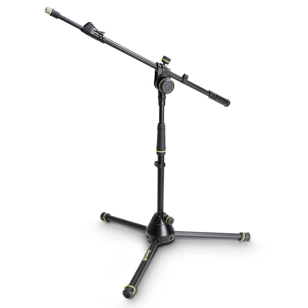 gravity microphone stands gravity gms4222b short microphone stand with folding tripod base