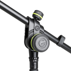 Gravity Microphone Stands Gravity MS3122HDB Short Heavy Duty Microphone Stand With Folding Tripod Base