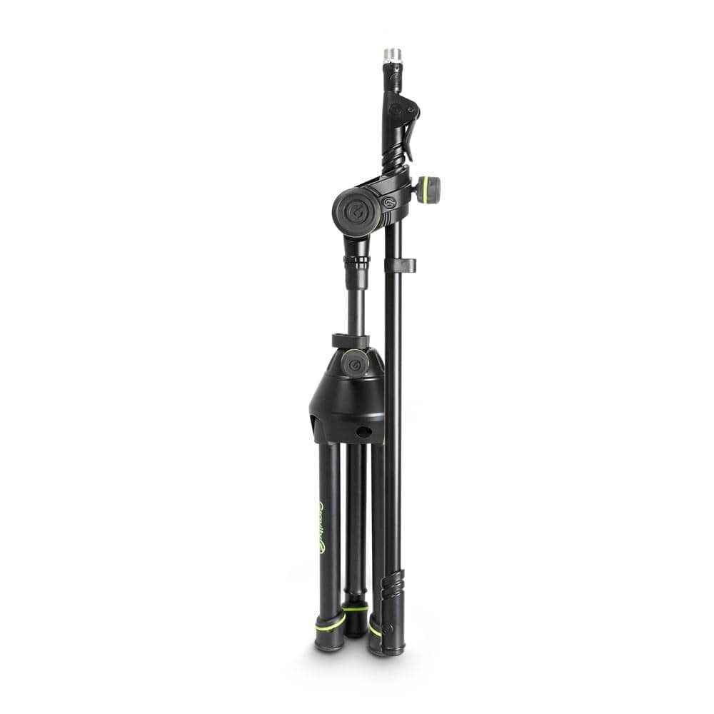 gravity microphone stands gravity ms3122hdb short heavy duty microphone stand with folding tripod base