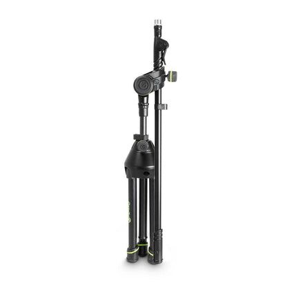 gravity microphone stands gravity ms3122hdb short heavy duty microphone stand with folding tripod base