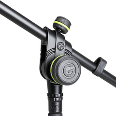 Gravity Microphone Stands Gravity Short Microphone Stand with Folding Tripod Base and Adjustment Telescoping Boom