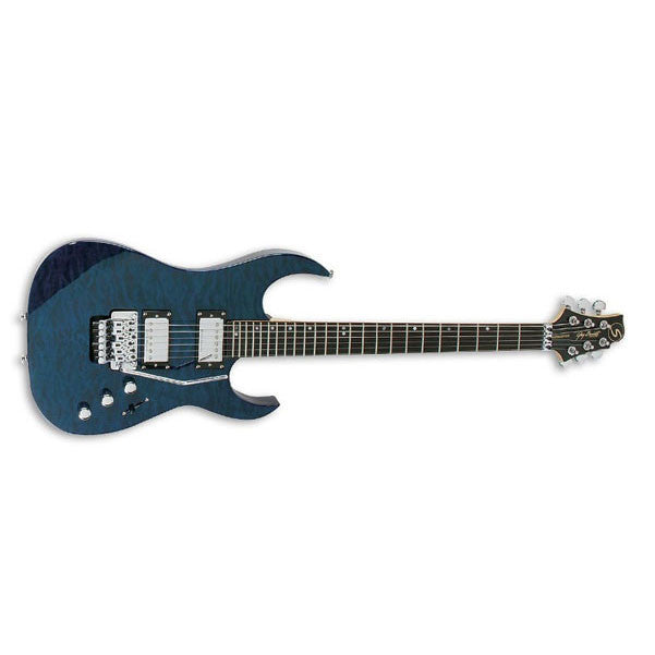 greg bennett electric guitars greg bennett  electric guitar interceptor ii ic30 - trans blue