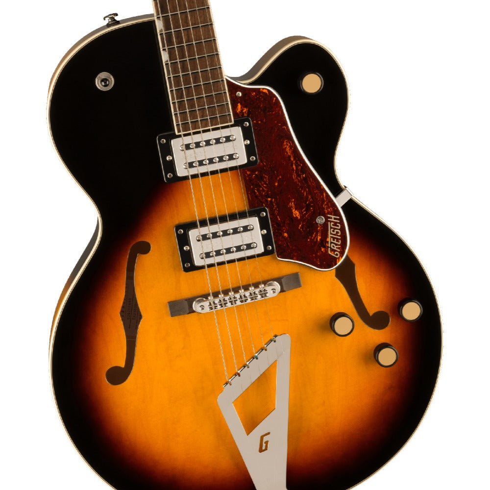 Gretsch Electric Guitars Aged Brooklyn Burst Gretsch G2420 Streamliner Hollow Body with Chromatic II 6 String Electric Guitar