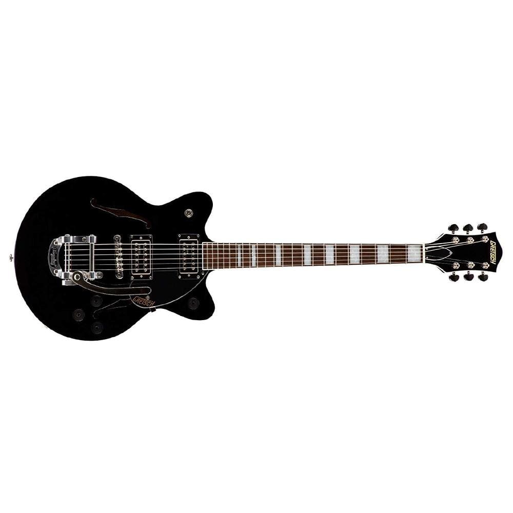 gretsch electric guitars black gretsch g2655t streamliner semihollow body with bigsby electric guitar   #color_black