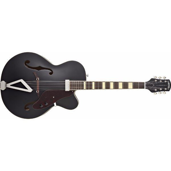 gretsch electric guitars gretsch g100 synchromatic cutaway hollow body electric guitar (black)