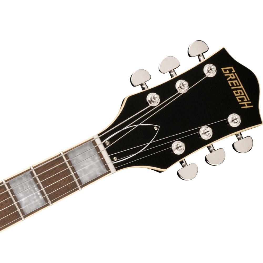 gretsch electric guitars gretsch g2655 streamliner centar block jr double-cut with v-stoptail 6 string electric guitar   #color_forge-glow-maple