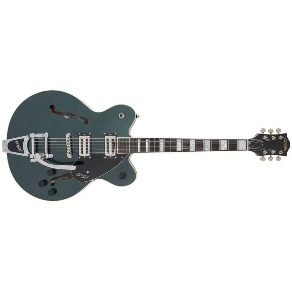 gretsch electric guitars gunmetal gretsch g2622t streamliner center block with bigsby electric guitar    #color_gunmetal
