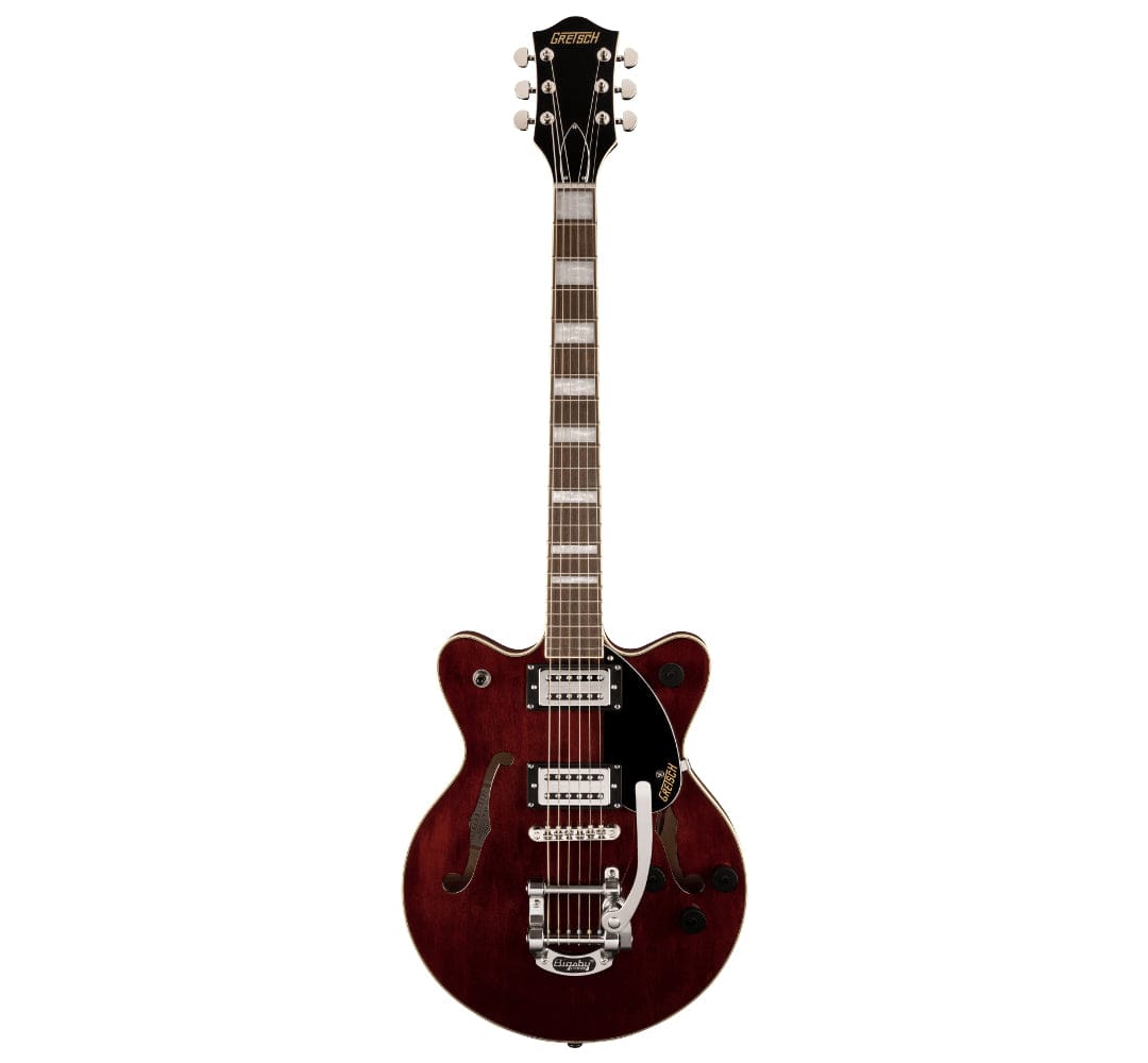 gretsch electric guitars walnut satin gretsch g2655t streamliner center block jr. with bigsby 6 string electric guitar    #color_walnut-satin