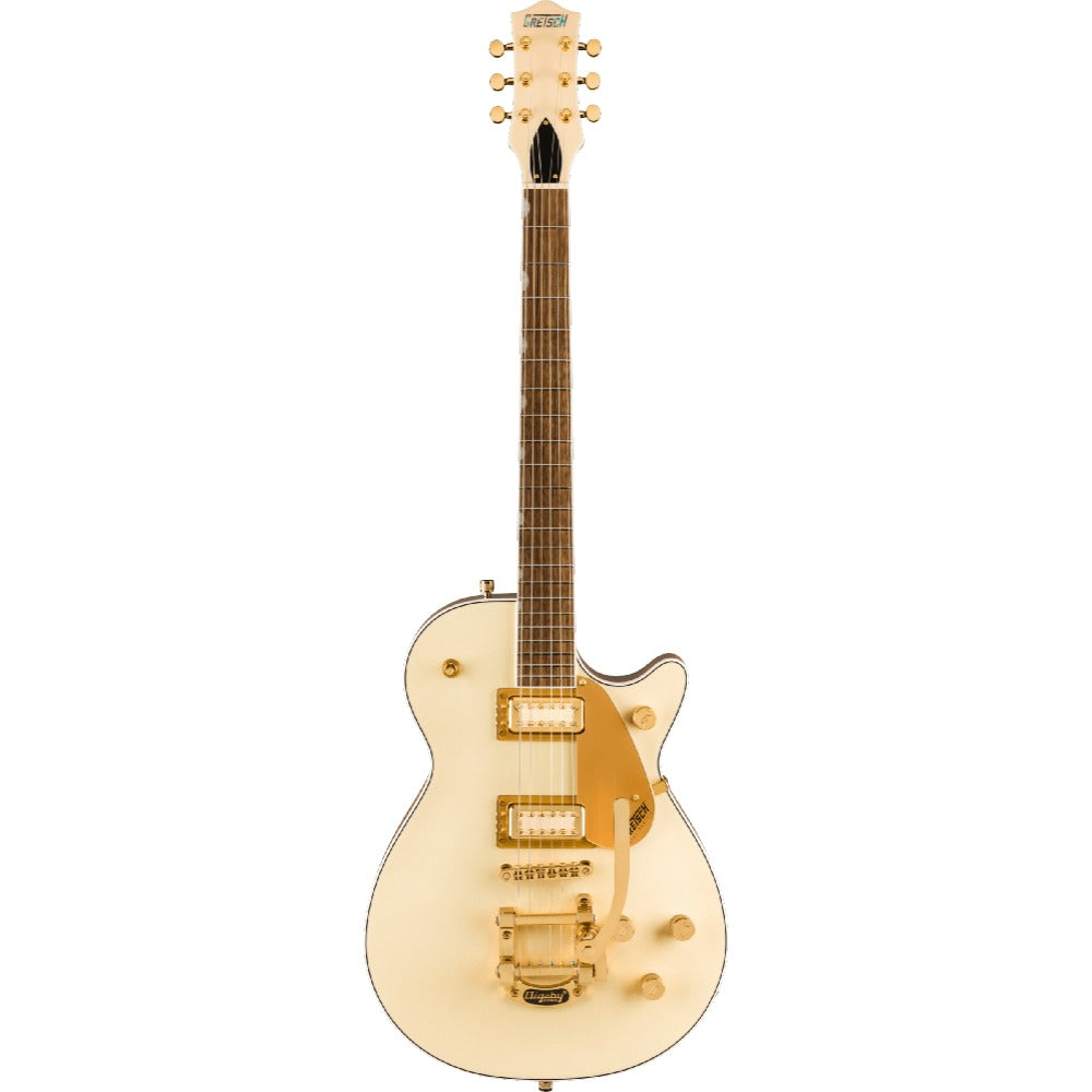 Gretsch Electric Guitars White Gold Gretsch Electromatic Pristine LTD Jet Single Cut with Bigsby 6 String Electric Guitar
