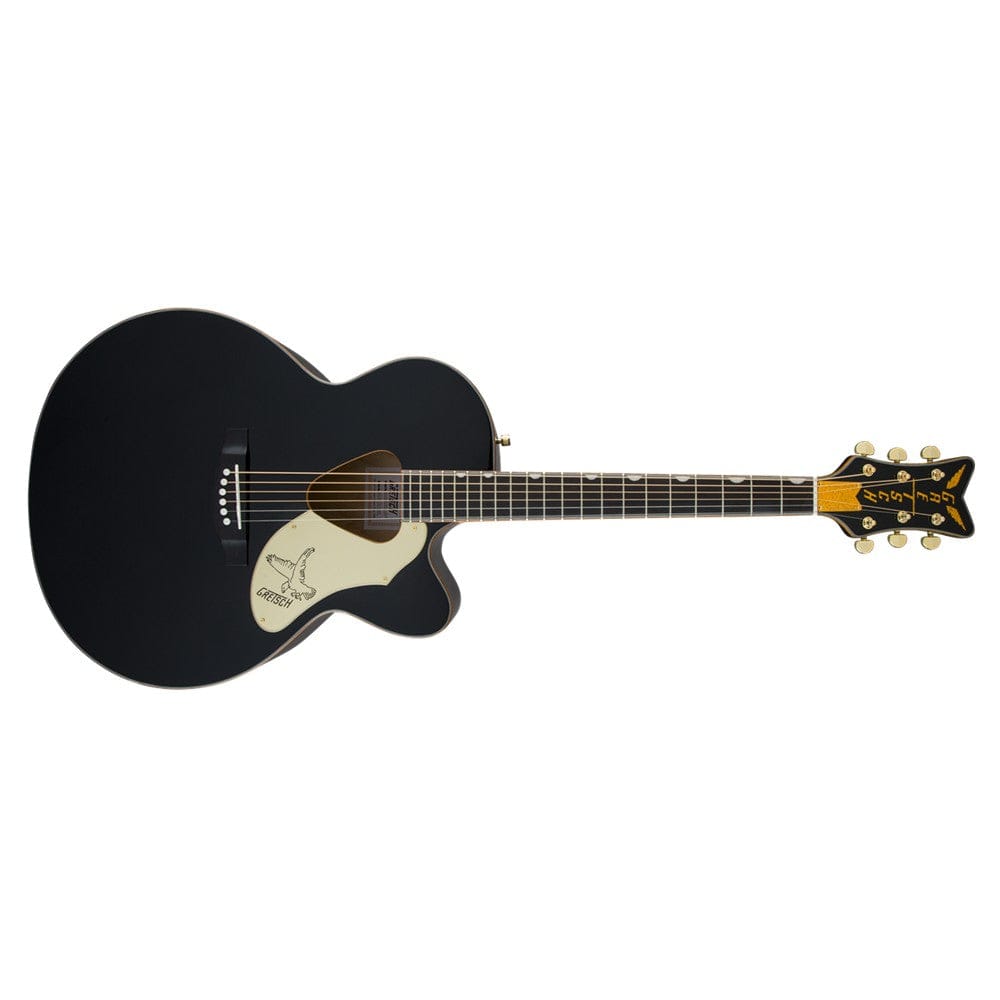 gretsch electro acoustic guitars black gretsch g5022cwfe rancher falcon acoustic-electric guitar   #color_black