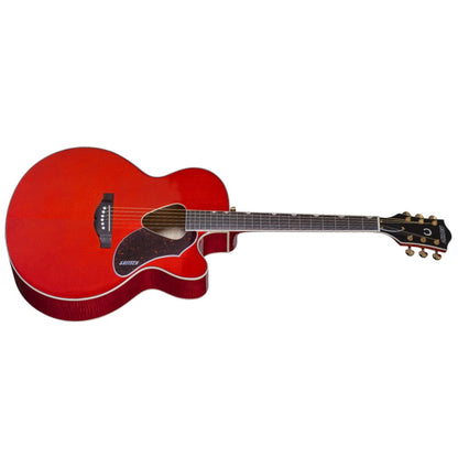 gretsch electro acoustic guitars savannah sunset gretsch g5022ce rancher jumbo acoustic electric guitar   