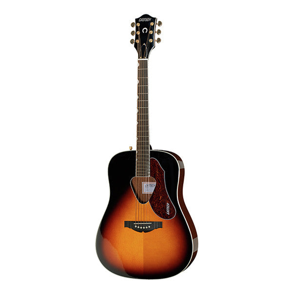 gretsch electro acoustic guitars sunburst gretsch g5024e rancher dreadnought electro acoustic guitar - sunburst   