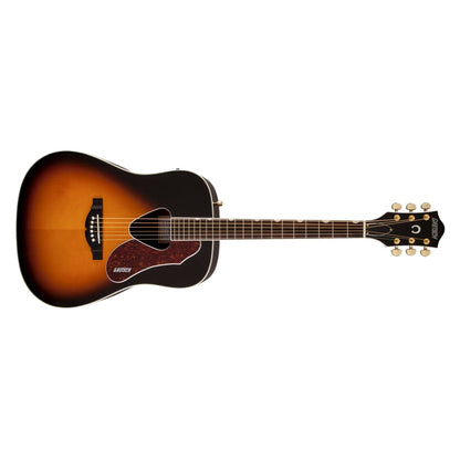 gretsch electro acoustic guitars sunburst gretsch g5024e rancher dreadnought electro acoustic guitar - sunburst   