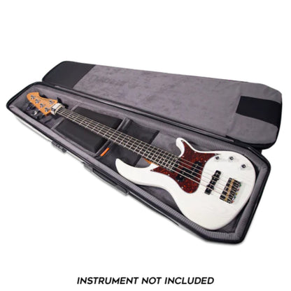 Gruv Gear Bass Guitar Gig Bags Black Gruv Gear KAPSULE-EB Polycarbonate Electric Bass Guitar Bag