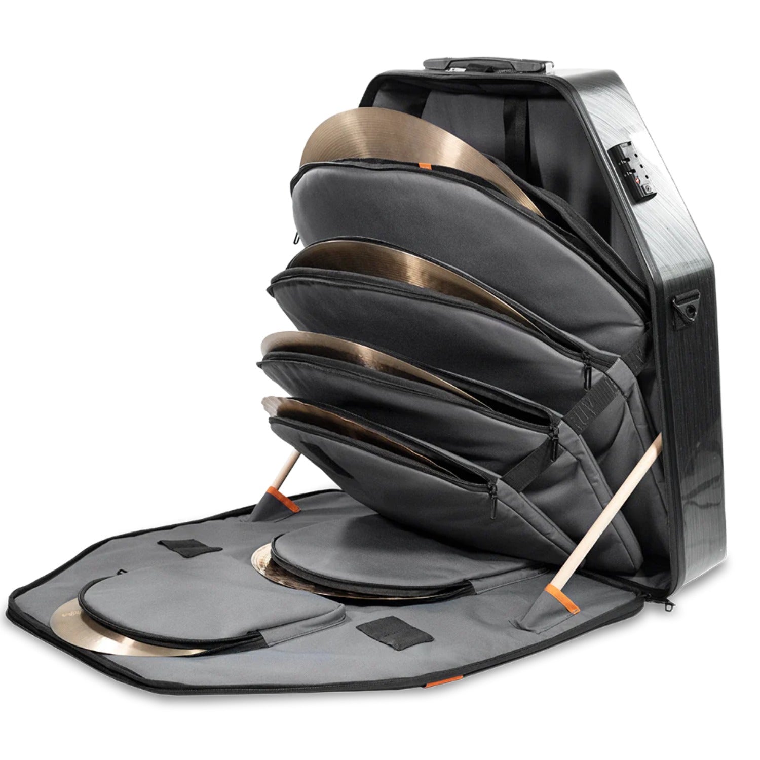 Gruv Gear Cymbal Gigbags GruvGear GG-VCYM-BLK Veloc Cymbal Bag