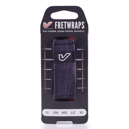 Gruv Gear Dampeners And Mutes Ebony / Small / Pack of 1 Gruv Gear FW 1PK Fret Wraps String Muter